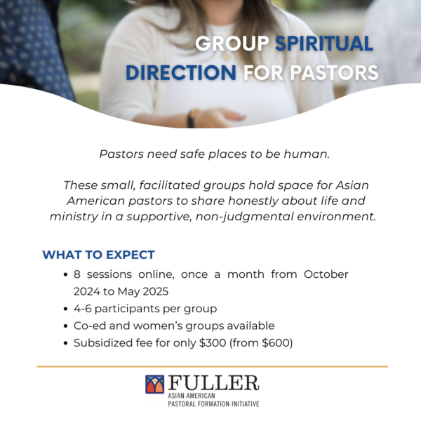 Group spiritual direction for pastors